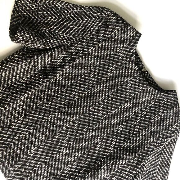 ASOS CROP TWEED SHORT SLEEVE TOP - Picture 2 of 8